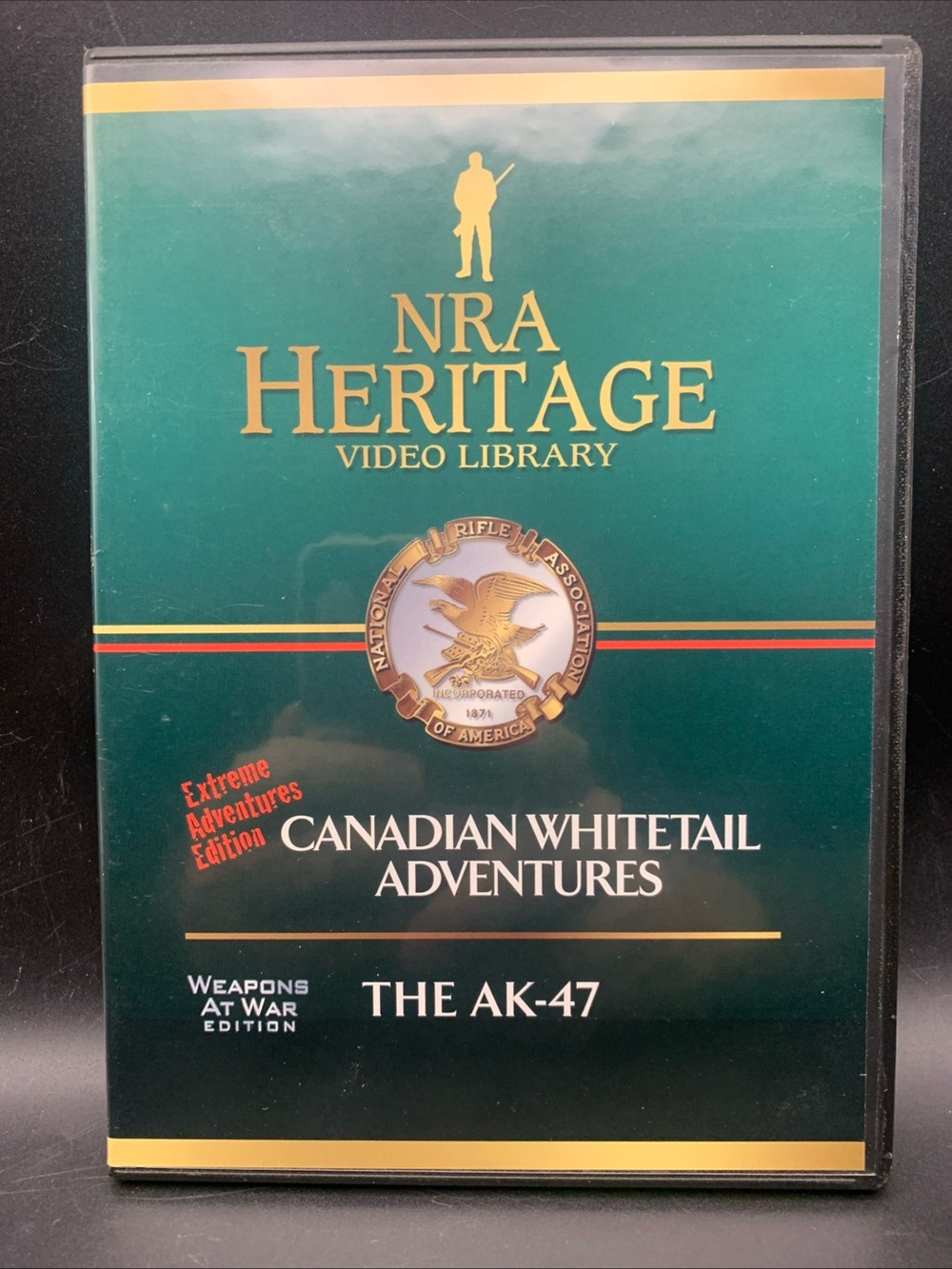 New Old Stock DVD NRA Heritage Canadian Whitetail Adventures & The AK-47